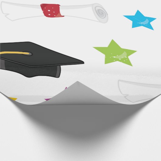 Star Afstuderen Cadeaupapier (Hoek)