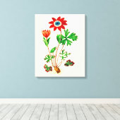 Star Anemone Canvas Afdruk (Insitu (Houten vloer))