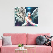Star Angel Canvas Afdruk (Insitu (Woonkamer))