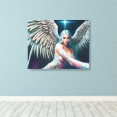 Star Angel Canvas Afdruk (Insitu (Houten vloer))