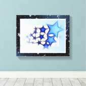 Star Art Wrapped Canvas Afdruk (Insitu (Houten vloer))