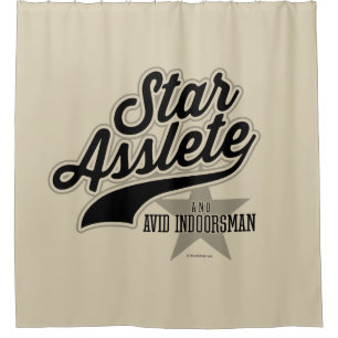 Star Asslete (Avid Indoorsman) Douche rideau