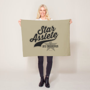 Star Asslete (Avid Indoorsman) Vliegtuigbak Fleece Deken
