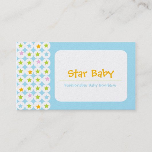 Star Baby Carte de visite (Devant)