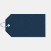 Star baby shower bedankt cadeaulabel (Achterkant Horizontaal)