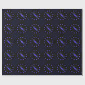 Star Bar Menorah Cadeaupapier (Vlak)