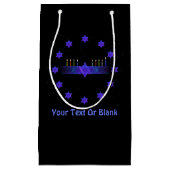 Star Bar Menorah Klein Cadeauzakje (Voorkant)