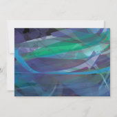 STAR Bat Bar Mitzvah Invitation bleu (Dos)