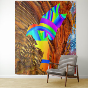 Star Bird Tapestry Wandkleed