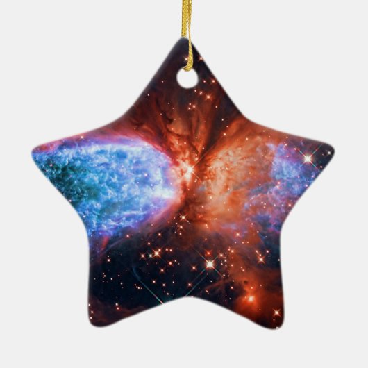 Star Birth in Constellation Cygnus, The Swan Keramisch Ornament (Achterkant)