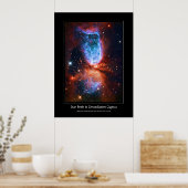 Star Birth in Constellation Cygnus, The Swan Poster (Keuken)