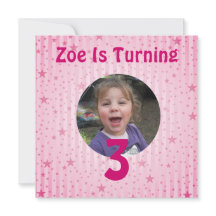 Star Birthday Uitnodiging