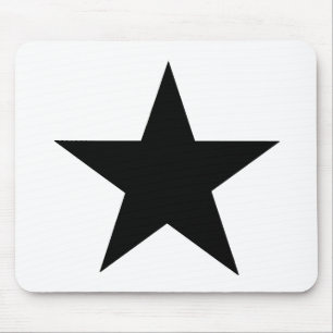 Star Black The MUSEUM Zazzle Gifts Muismat