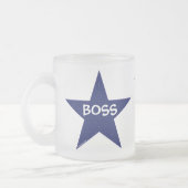 Star Boss-Mok Matglas Koffiemok (Links)