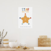 Star Breathing Technique Classroom Poster (Cuisine)