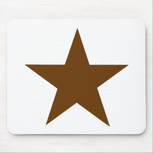 Star Brown the MUSEUM Zazzle Gifts Muismat