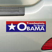 Star-Bumpersticker voor Barack Obama Bumpersticker (Op auto)