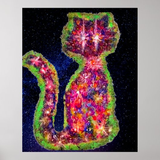 Star Cat Poster (Voorkant)