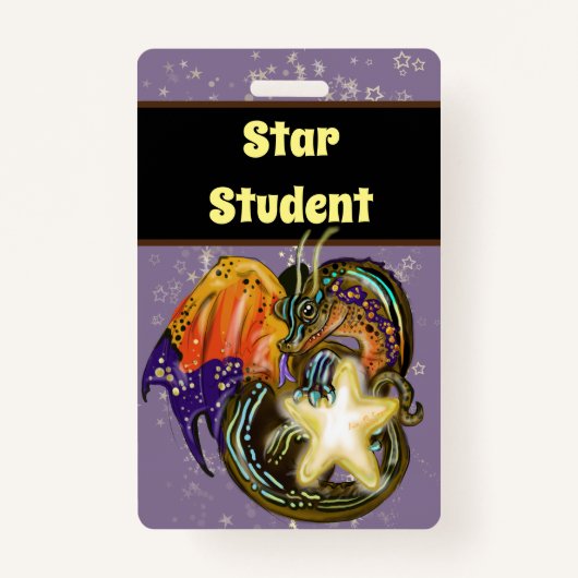 Star Catcher Dragon Star Student Badge (Voorkant)