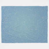 Star Chart Fleece Deken (Voorkant (Horizontaal))