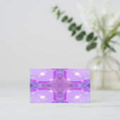 Star Christelijk Light Cross visitekaartje (Staand voorkant)