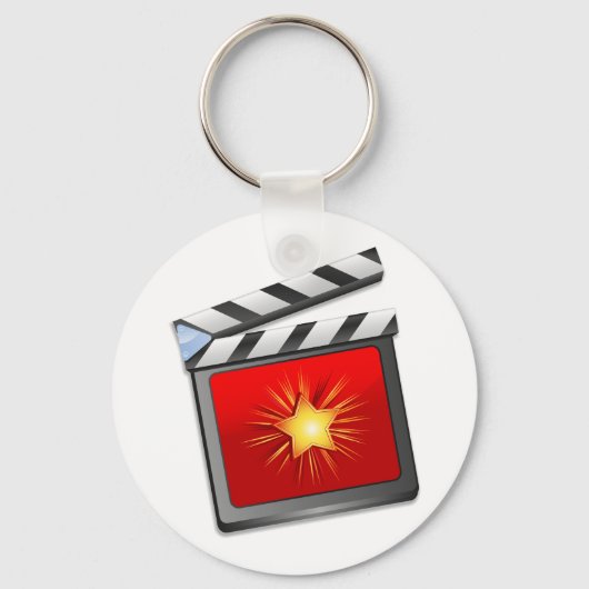 Star Clapper Board Sleutelhanger (Voorkant)