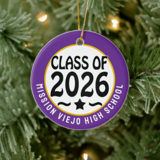 Star Class of 2026 Foto Afstuderen Keramisch Ornament