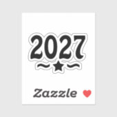 Star Class of 2027 Graduation Sticker (Vel)