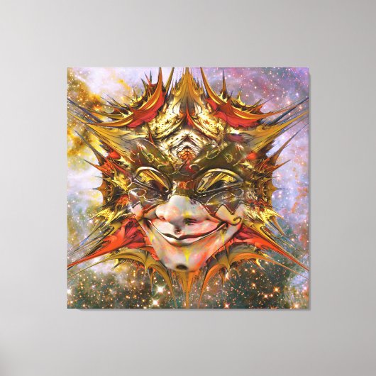 Star Clown Canvas Afdruk (Voorkant)