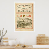Star Club Baseball 1867 Poster (Keuken)