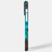 Star Cluster Aqua Om Symbol Case-Mate iPhone Case (Achterkant / Links)