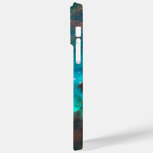 Star Cluster Aqua Om Symbol Case-Mate iPhone Case (Achterkant / Links)