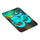 Star Cluster Aqua Om Symbol Magneet (Rechterzijde)
