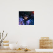 Star Cluster NGC 3603 (Hubble) Poster (Keuken)