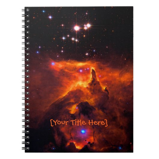 Star Cluster Pismis 24, kern van NGC 6357 Notitieboek (Voorkant)