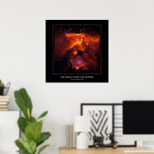Star Cluster Pismis 24, kern van NGC 6357 Poster (Thuiskantoor)