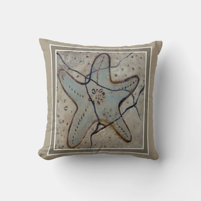 Star ~ Coastal Cushion Kussen (Voorkant)