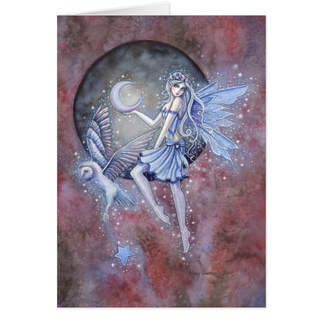Star Collector Fairy and Owl Imaginaire Art (Devant)