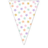 Star Confetti (pastel) Vlaggetjes (Derde vlag)