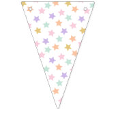 Star Confetti (pastel) Vlaggetjes (Tweede vlag)