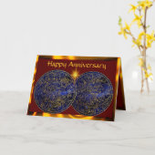 Star Constellation Jubileum Card Kaart (Gele Bloem)