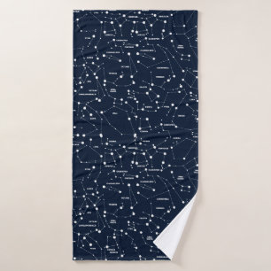 Star Constellations Bath Towel Badhanddoek