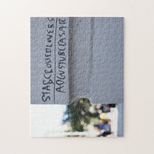 Star Crossed Lovers Shakespeare Graffiti NYC Legpuzzel (Verticaal)