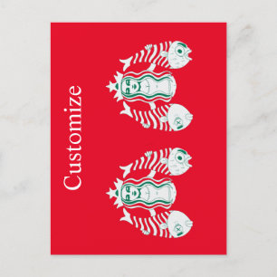 Star-Crown Queen Mermaid Thunder_Cove   Briefkaart