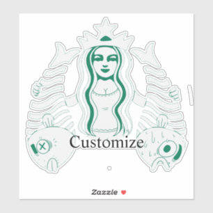 Star-Crown Queen Mermaid Thunder_Cove Sticker