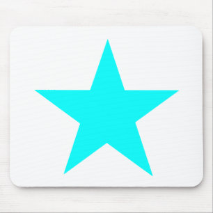 Star Cyan The MUSEUM Zazzle Gifts Muismat