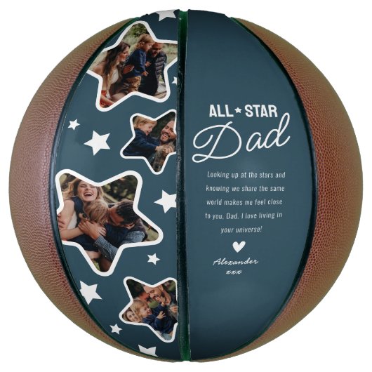 Star Dad Day Keepomwille Basketbal (Verticaal)
