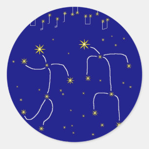 Star Dance Ronde Sticker