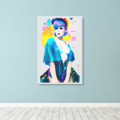 Star Dancer Canvas Afdruk (Insitu (Houten vloer))