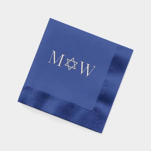 Star de David Bride Groom Mariage 2 Init Monogramm (Gauche)